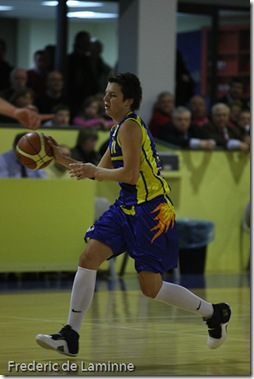 Namur, 20/12/2007 Dexia Namur contre Kosit 2013 Kosice en 1/16 de finales de l'Euroleague de Basket féminin (groupe C)