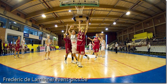 Basket Dames : Match Amical Dexia Namur Capitale contre Lotto Young Cats